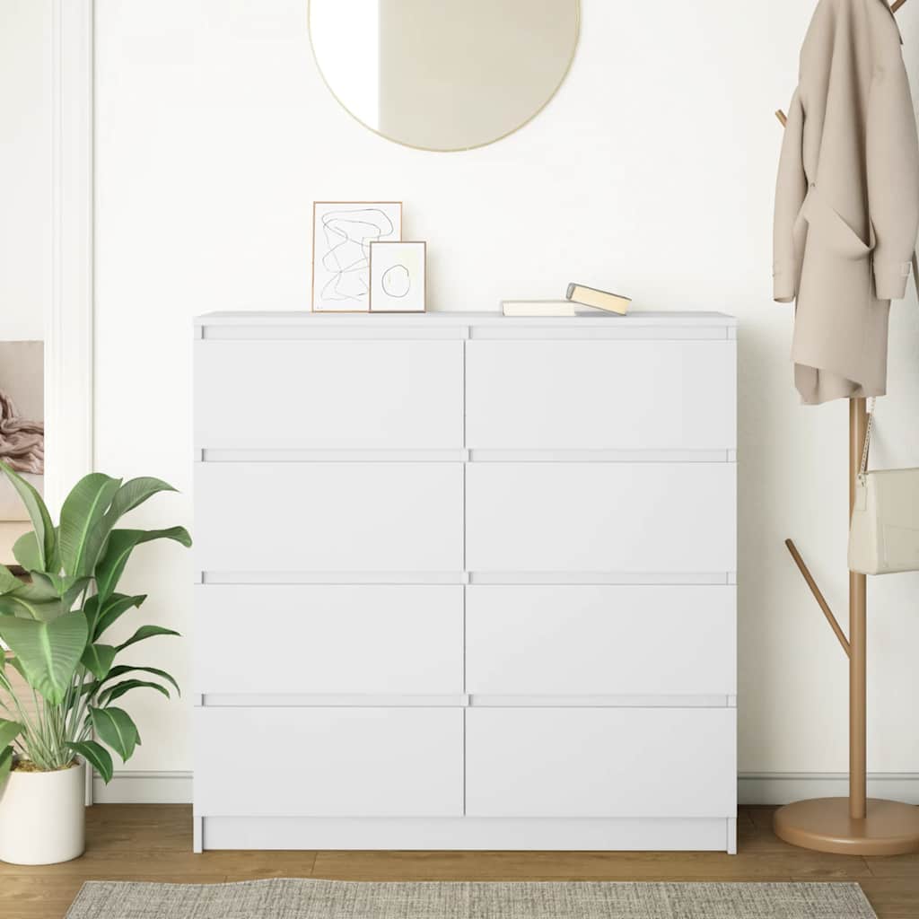 Skänk Vit 100x35x99 cm