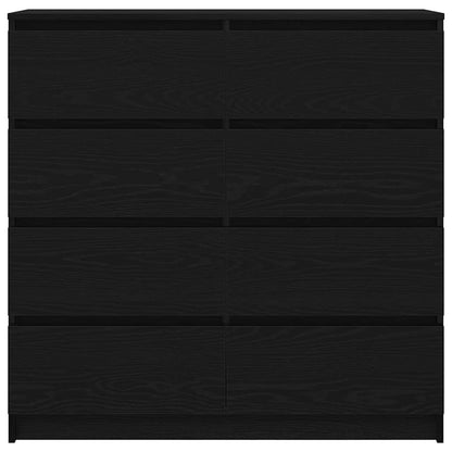 Skänk Svart Ek 100x35x99 cm