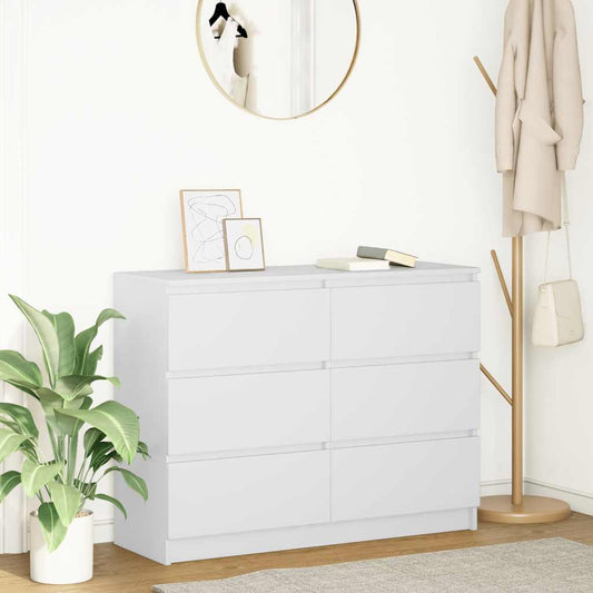 Skänk Vit 100x35x76 cm