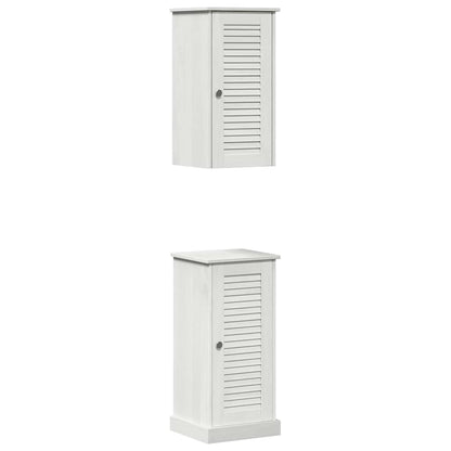 Badrumsmöbelset med hylla VIGO 2 pcs antikvit 37 x 34 x 80 cm