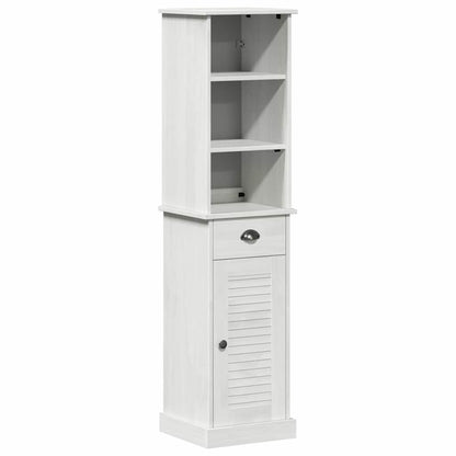 Badrumsmöbelset VIGO 2 pcs Brun och vit 37 x 34 x 150 cm