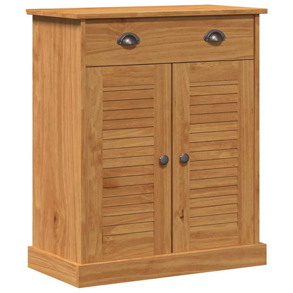 Badrumsmöbelset VIGO 2 pcs Brun 67,5 x 34 x 80 cm Massiv furu