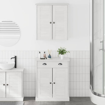 Badrumsmöbelset VIGO 2 pcs Brun 67,5 x 34 x 80 cm Massiv furu