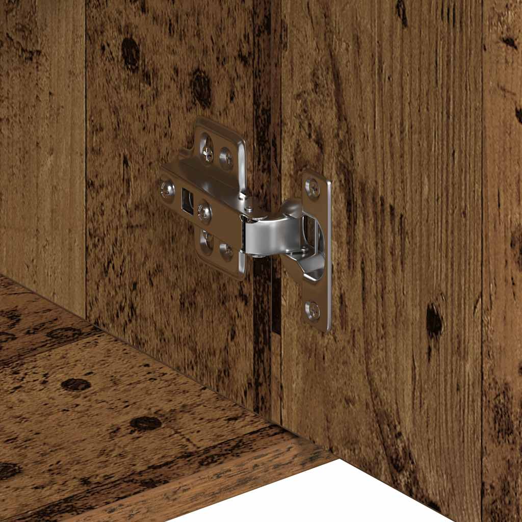 Skänk Åldrat Trä 88x30x70 cm