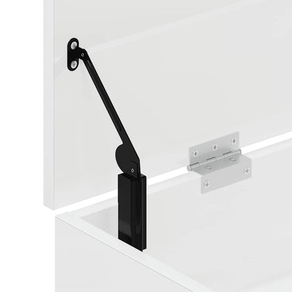 Skoställ Högglans Vit Skobänk 102x30,5x45 cm