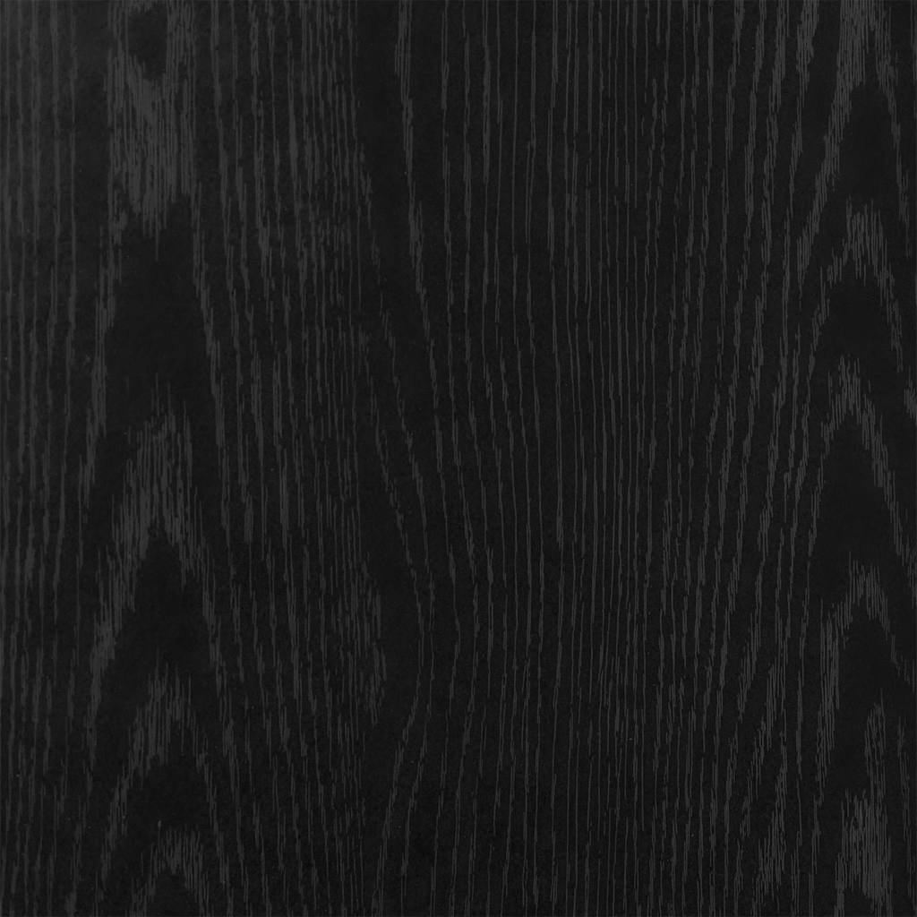 Skänk svart ek 60x35x98,5 cm konstruerat trä