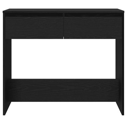 Avlastningsbord Konsolbord Svart Ek 89x41x76,5 cm