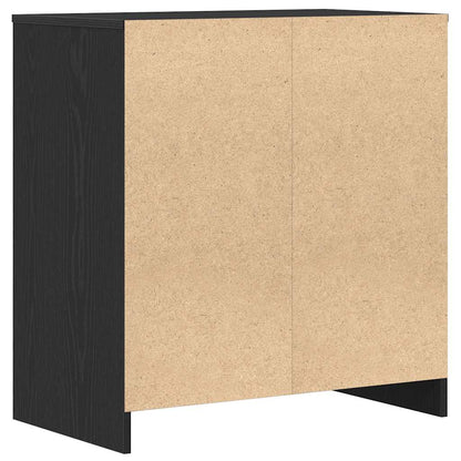 Skänk Svart Ek 70x41x75 cm