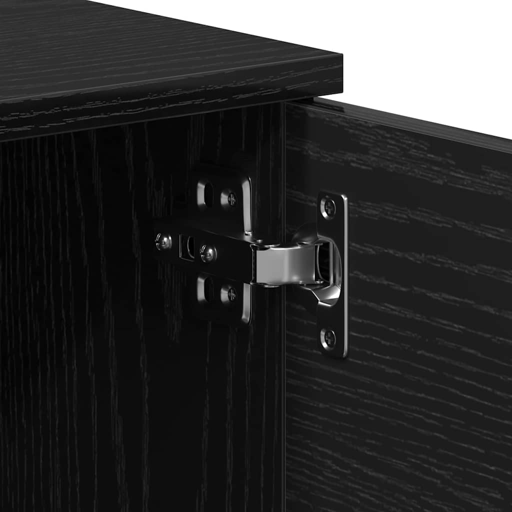 TV-Möbel Svart TV-Skåp med låda 140 x 35 x 40 cm