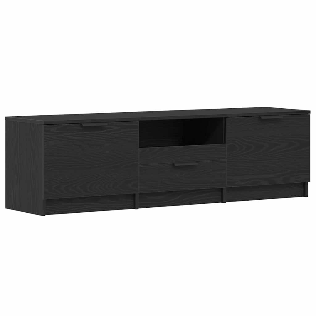 TV-Möbel Svart TV-Skåp med låda 140 x 35 x 40 cm