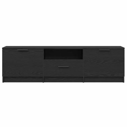 TV-Möbel Svart TV-Skåp med låda 140 x 35 x 40 cm