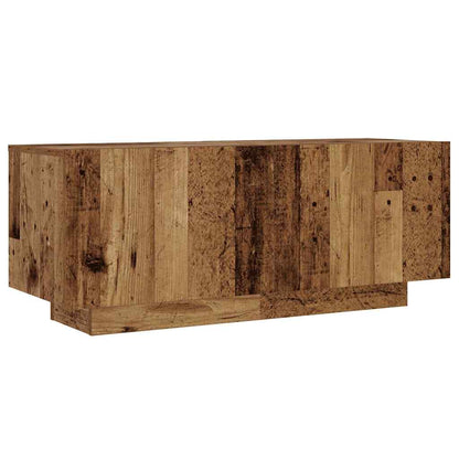 Sängbord Nattduksbord Åldrat Trä 100x35x40 cm