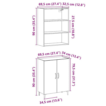 Skänk Artisan Ek med väggskåp