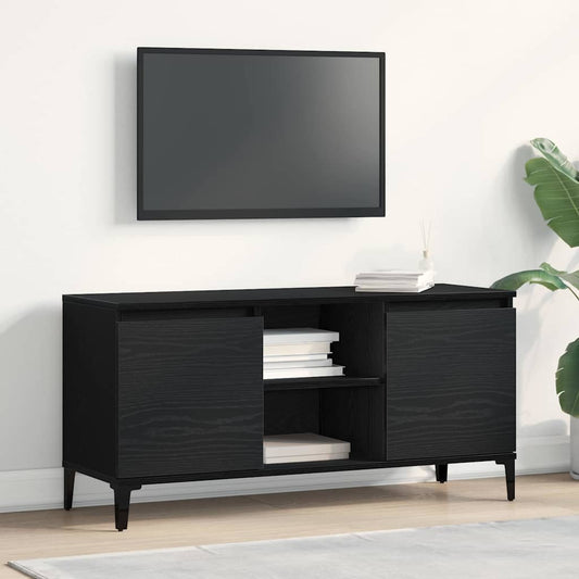 TV-skåp Svart 102 x 35 x 50 cm Konstruerat trä