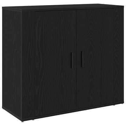 Skänk Svart ek 80 x 33 x 70 cm Konstruerat trä