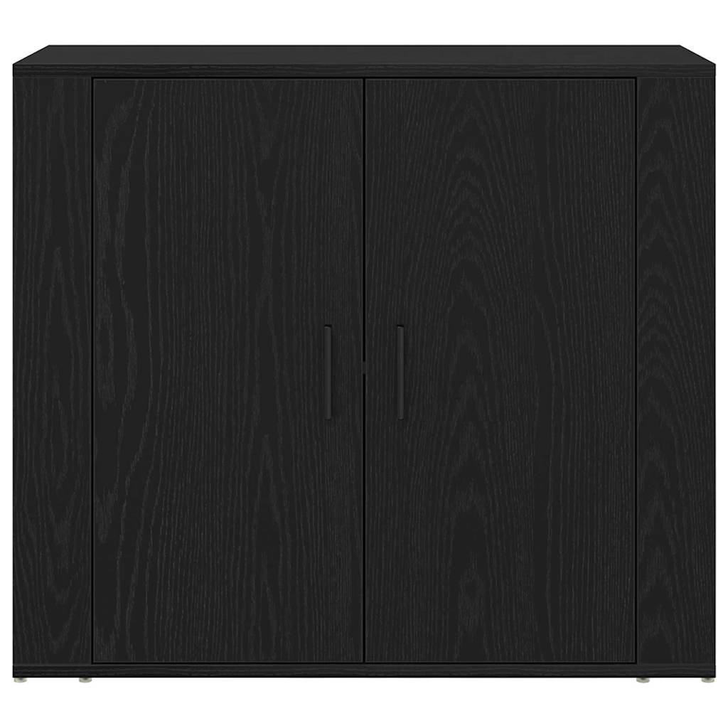 Skänk Svart ek 80 x 33 x 70 cm Konstruerat trä