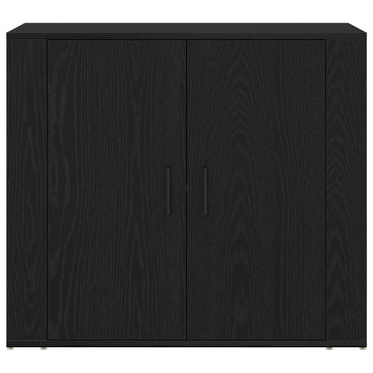 Skänk Svart ek 80 x 33 x 70 cm Konstruerat trä