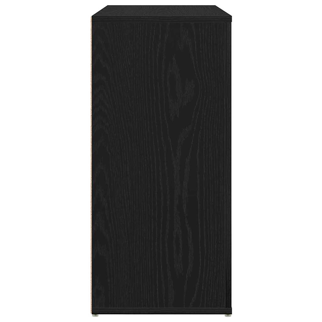 Skänk Svart ek 80 x 33 x 70 cm Konstruerat trä