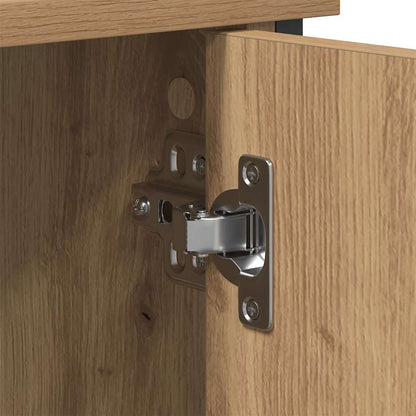 TV-Möbel Svart TV-Skåp Artisan Ek 101 x 35 x 65 cm