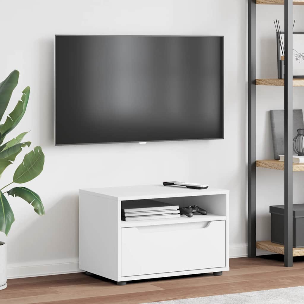 TV-Möbel Vit TV-Bänk VISNES 60x40x38 cm