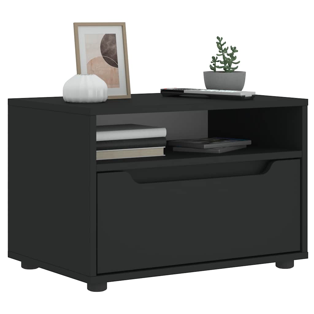 TV-Möbel Svart TV-Bänk VISNES 60x40x38 cm