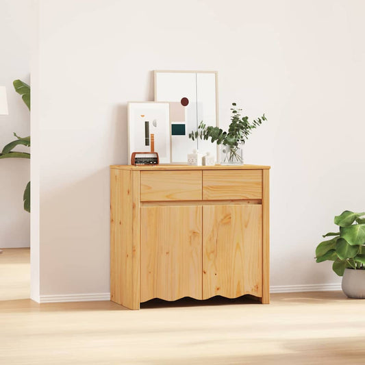 Skåp Drammen Ek 79 x 43 x 75.5 cm Massivt tallträ