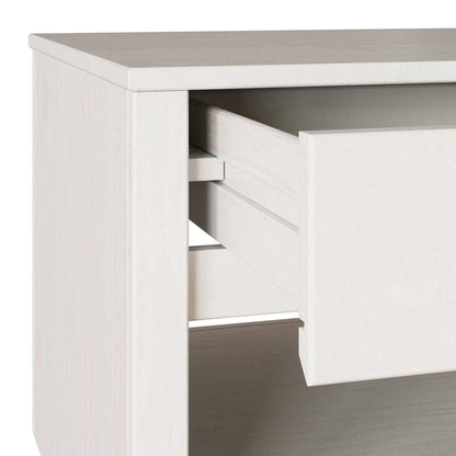 Soffbord Vit Drammen 99 x 55 x 45 cm Massiv furu