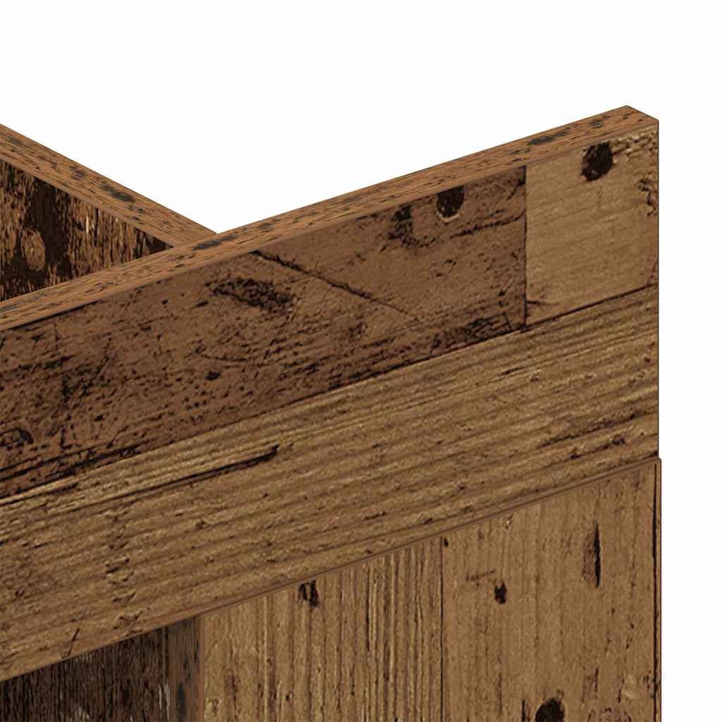 TV-Möbel Trä TV-Skåp Åldrat Trä 152 x 22 x 113 cm