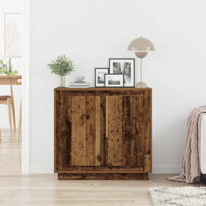 Skänk Gammalt trä 80 x 34 x 75 cm Konstruerat trä