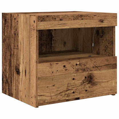Sängbord 2 pcs Gammalt trä 50 x 40 x 45 cm Konstruerat trä