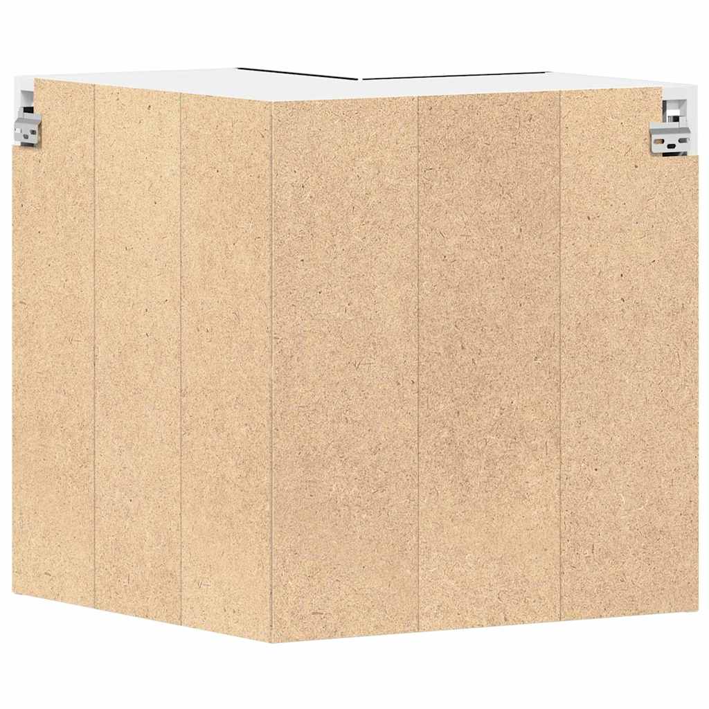 Köksinredning Överskåp hörnskåp Svart Ek 57 x 57 x 60 cm