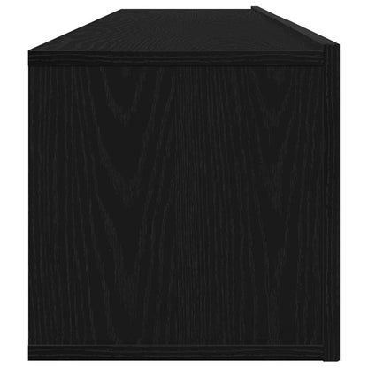 XXXXX TV-Bänkset 2 pcs Svart Ek 100 x 30 x 30 cm