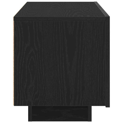 TV-skåp Svart ek 100 x 35 x 40 cm Konstruerat trä