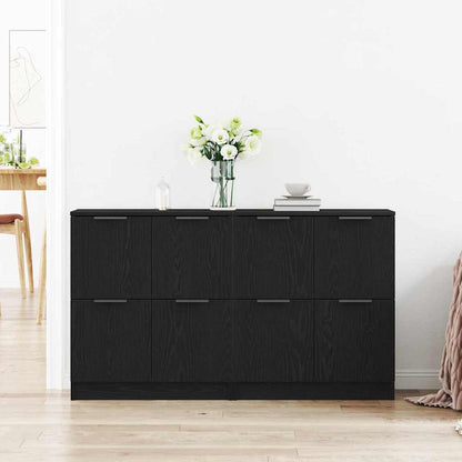 Skåp Svart ek 180 x 30 x 70 cm Konstruerat trä