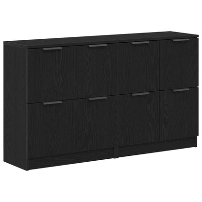 Skåp Svart ek 180 x 30 x 70 cm Konstruerat trä