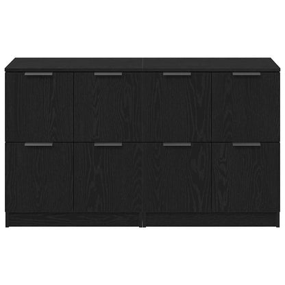 Skåp Svart ek 180 x 30 x 70 cm Konstruerat trä