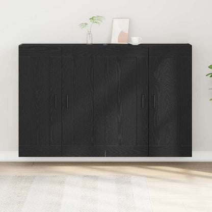 Väggmonterat skåp 2 pcs artisan ek 160 x 34 x 90 cm