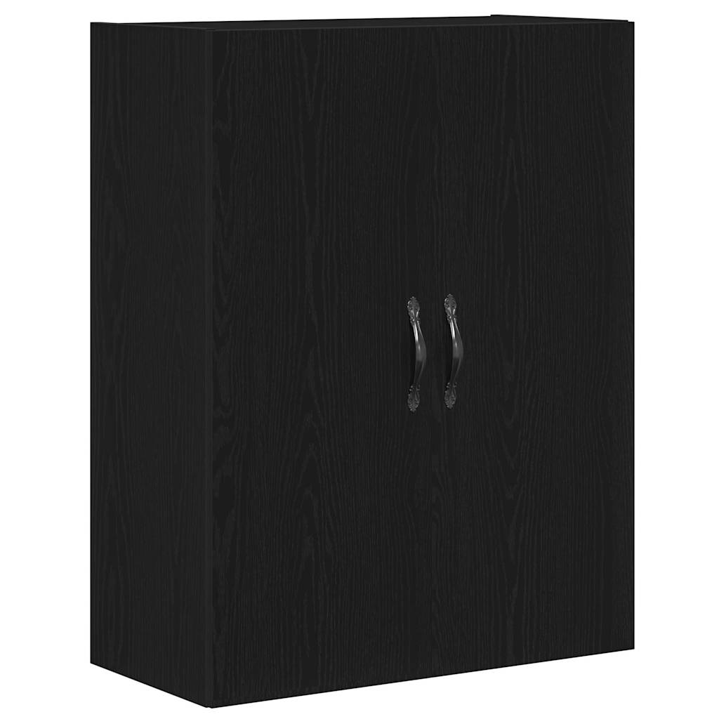 Skåp Väggmonterad Svart ek 69.5 x 34 x 180 cm Konstruerat trä