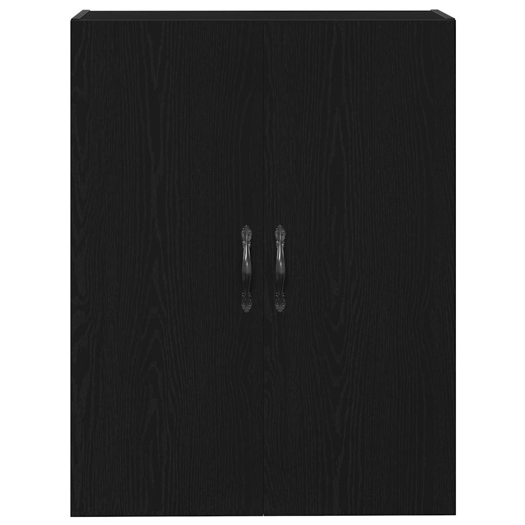 Skåp Väggmonterad Svart ek 69.5 x 34 x 180 cm Konstruerat trä