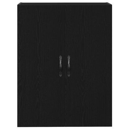 Skåp Väggmonterad Svart ek 69.5 x 34 x 180 cm Konstruerat trä