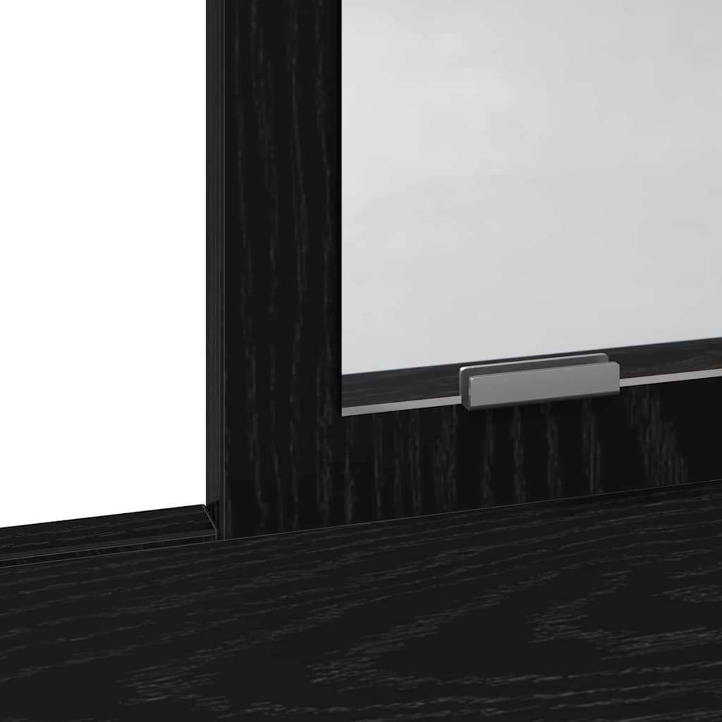 Sminkbord Svart Ek 100 x 41 x 140 cm