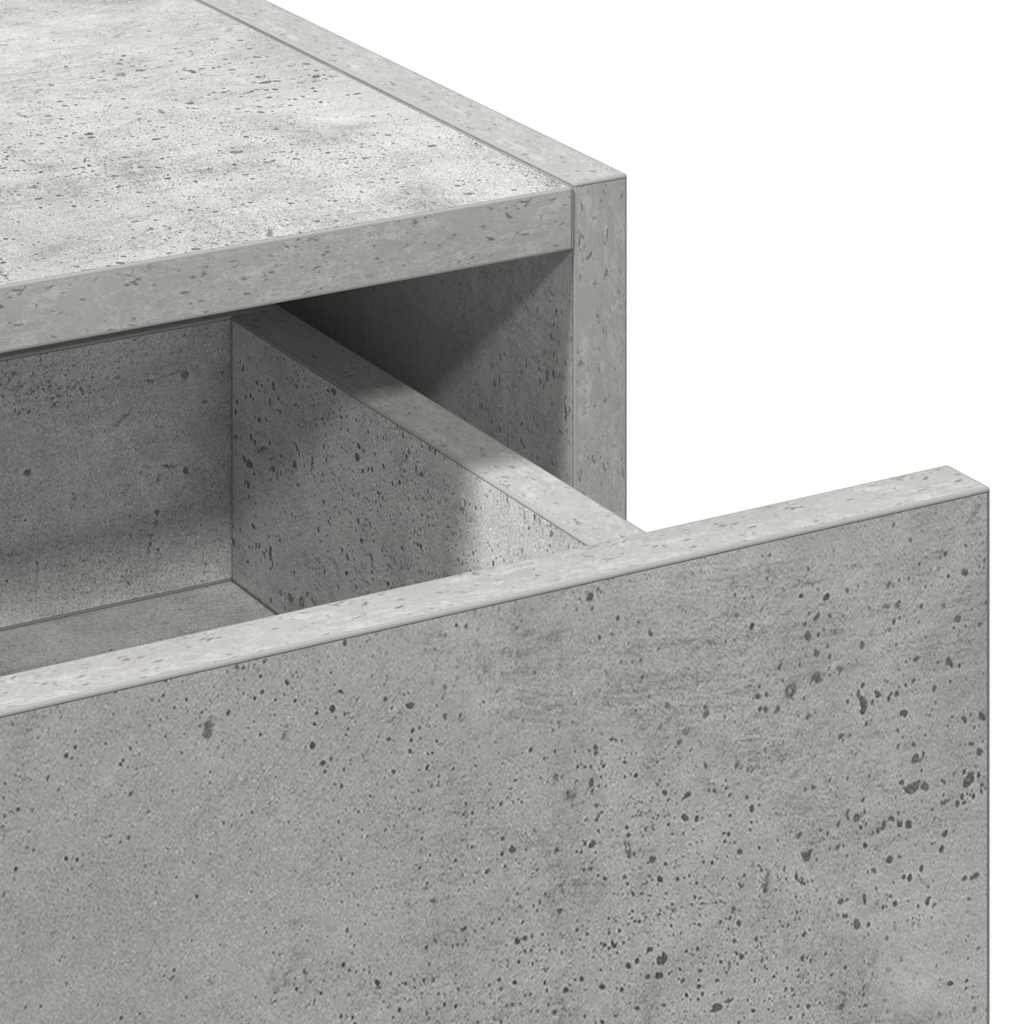 Sminkbord Smyckebord med låda Grå 83 x 40 x 70 cm