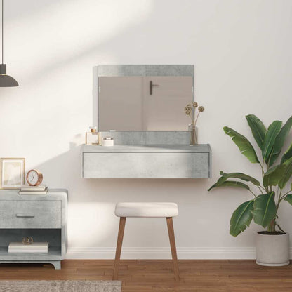 Sminkbord Smyckebord med låda Grå 83 x 40 x 70 cm