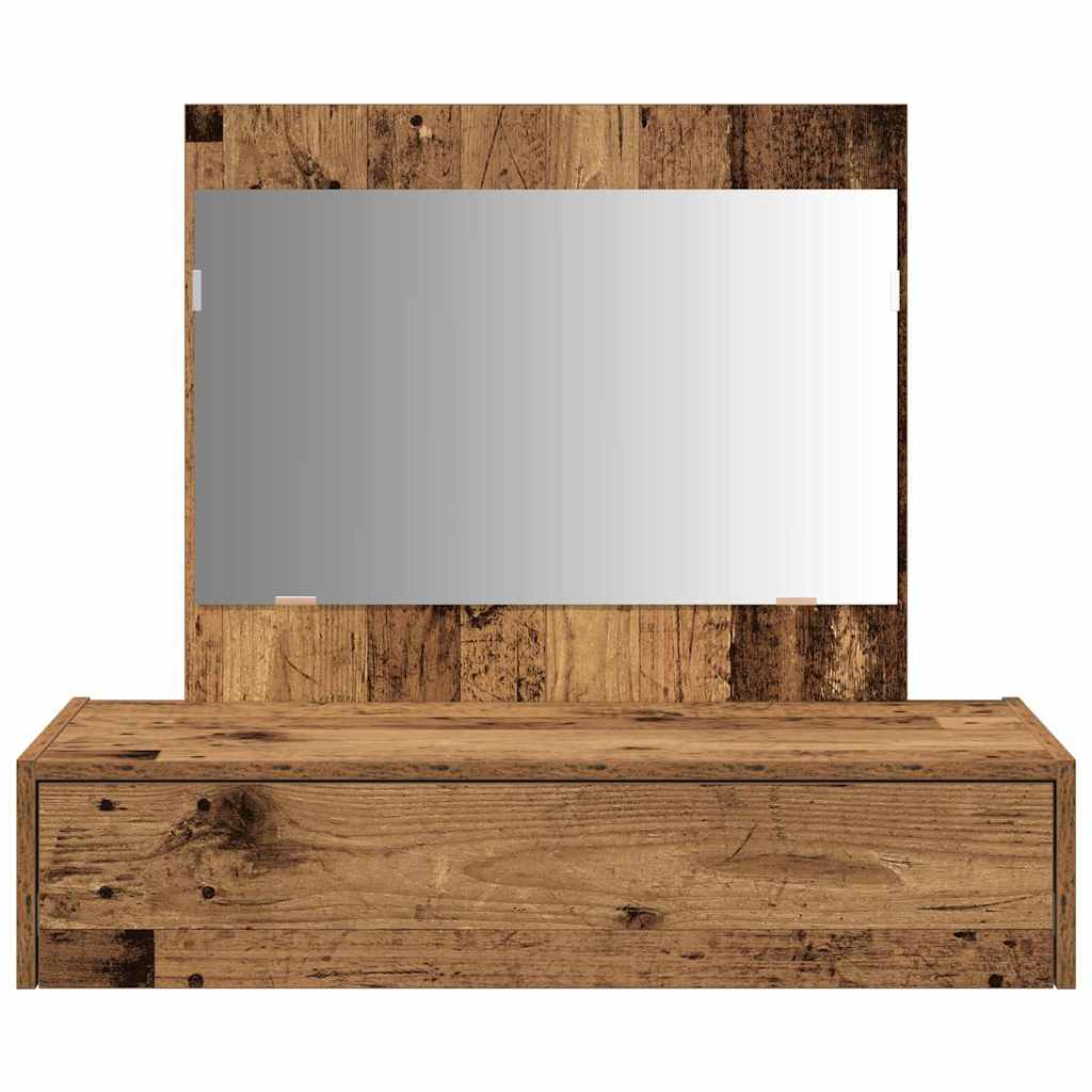 Sminkbord Smyckebord med låda Brun 83 x 40 x 70 cm