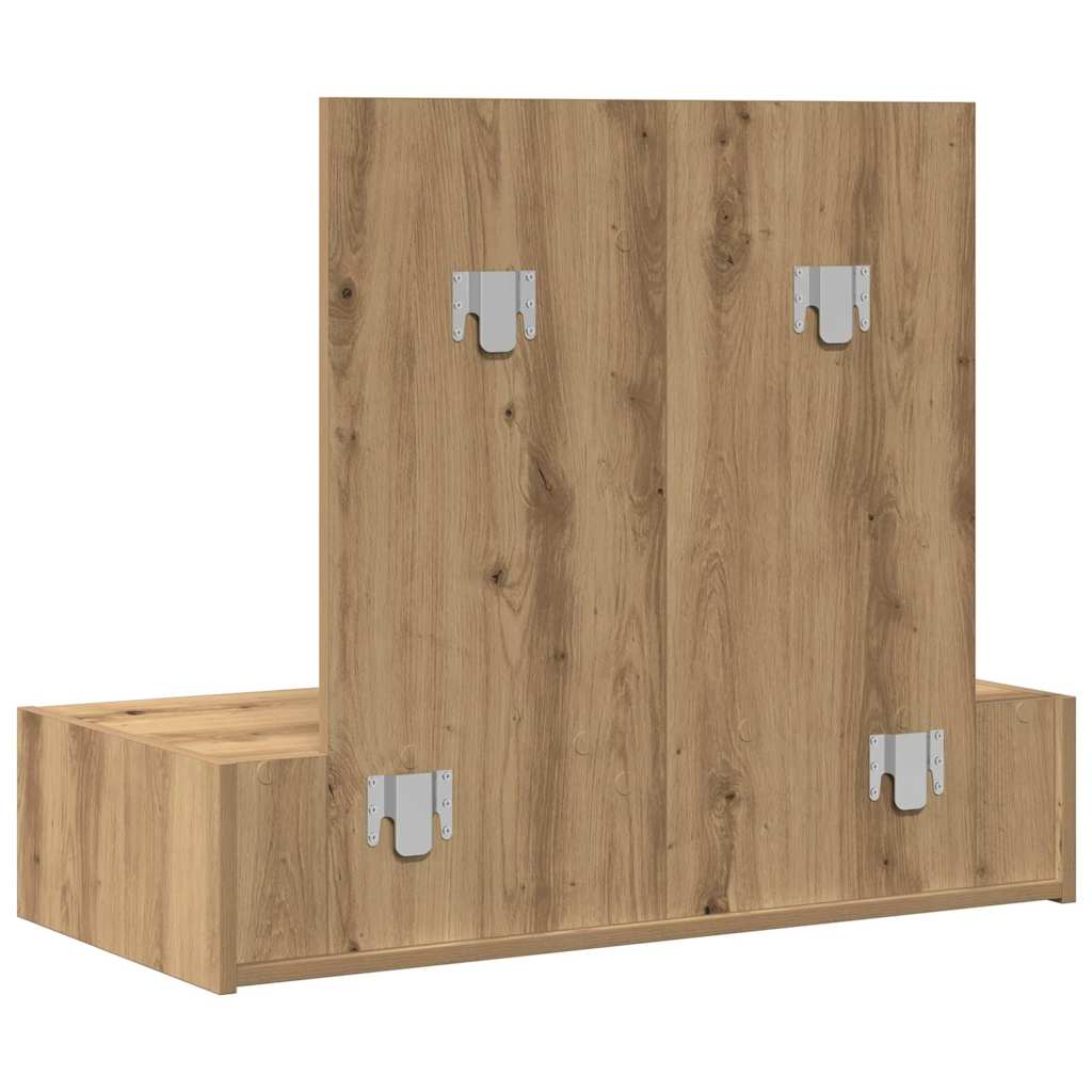 Sminkbord Smyckebord med låda Brun 83 x 40 x 70 cm