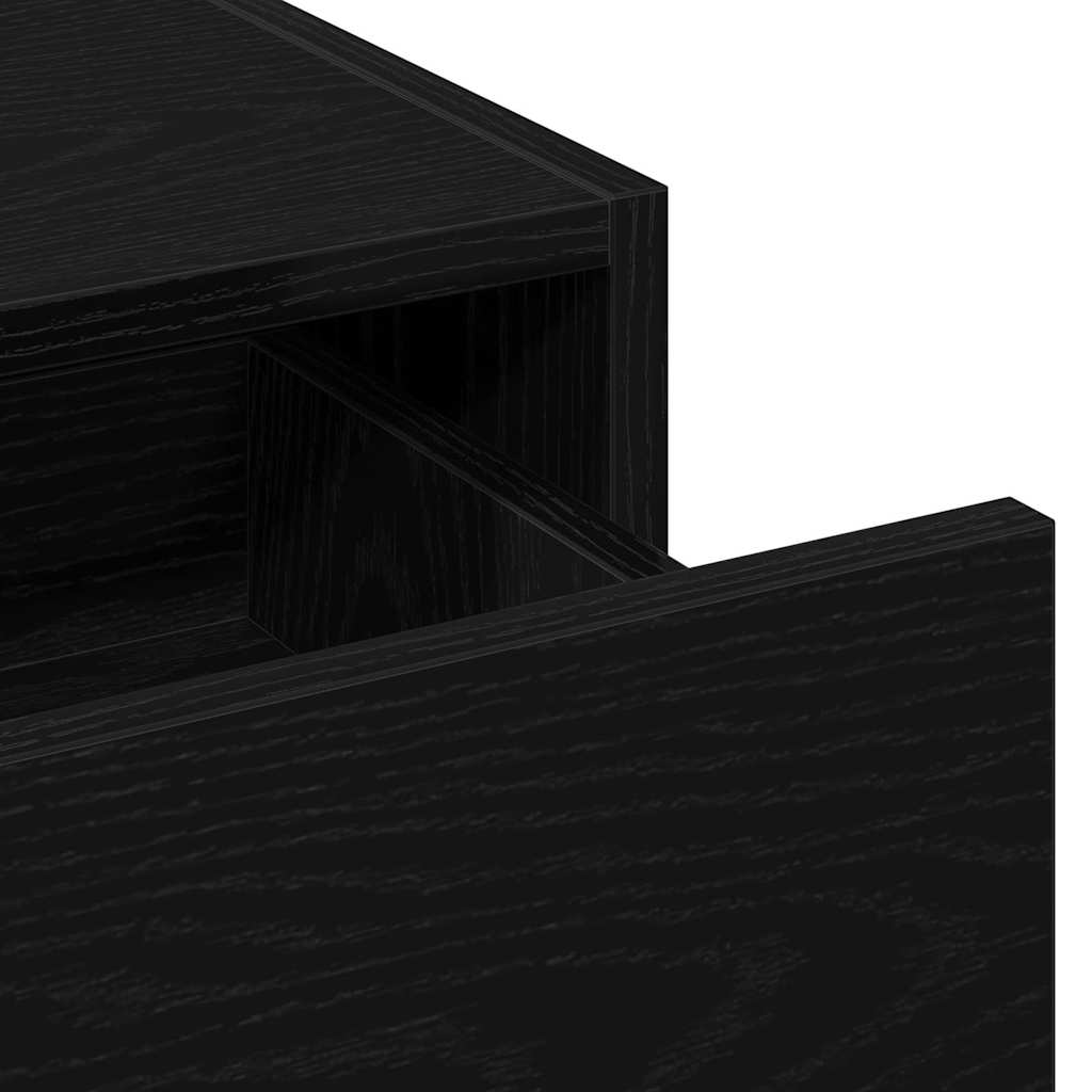 Sminkbord Smyckebord med låda Svart 100 x 40 x 70 cm