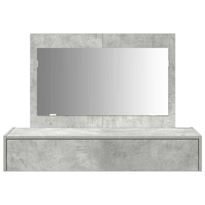 Sminkbord Smyckebord med låda Grå 100 x 40 x 70 cm