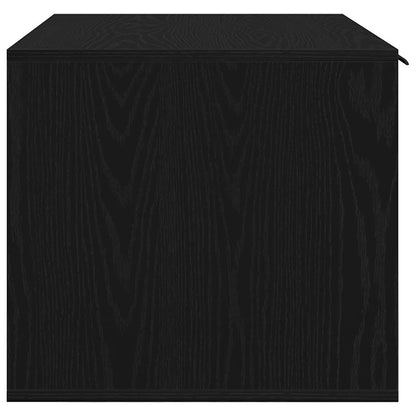 Kattmöbel Kattlåda Svart Ek 80x50x45 cm