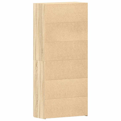 Skoskåp med hylla Brun 80 x 35.5 x 180 cm Konstruerat trä