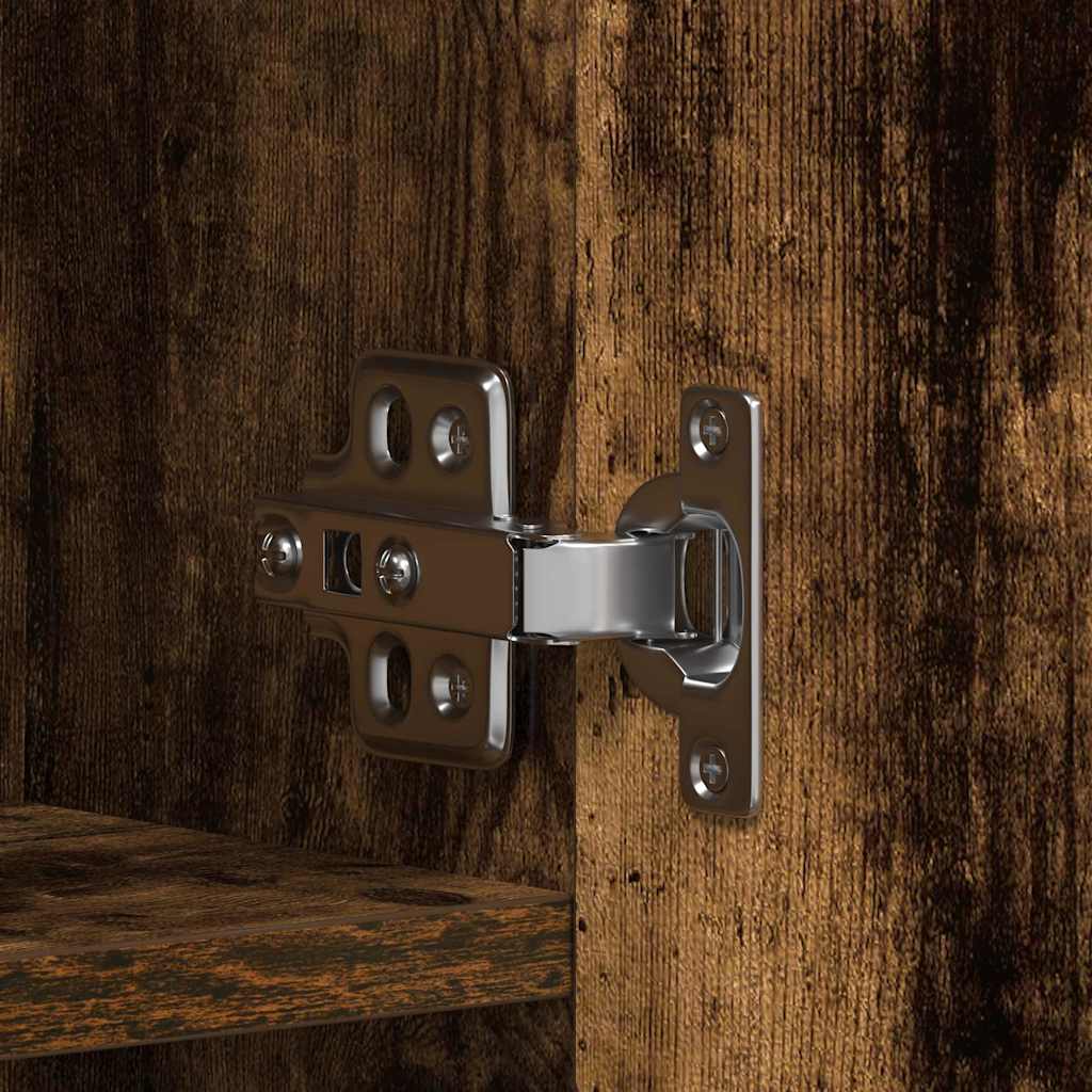 Skoskåp Flerfärgsdesign 80 x 35.5 x 180 cm Konstruerat trä